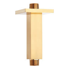 Royal 4" Rain Head Ceiling Arm Brushed Gold - Royal Faucet
